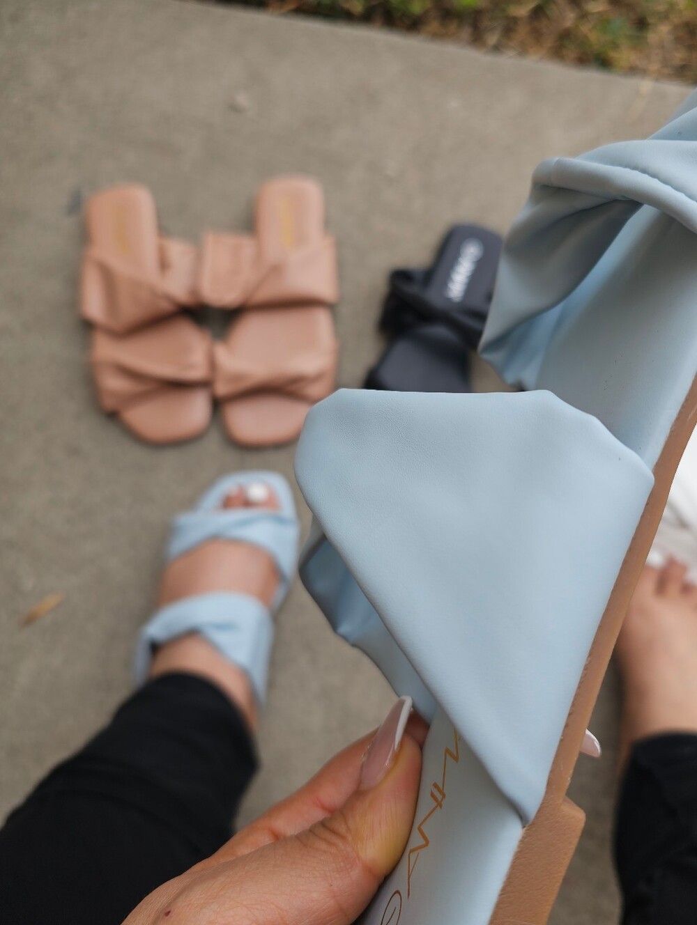 Just In Paris Blue sandals - Picture 4 of 6